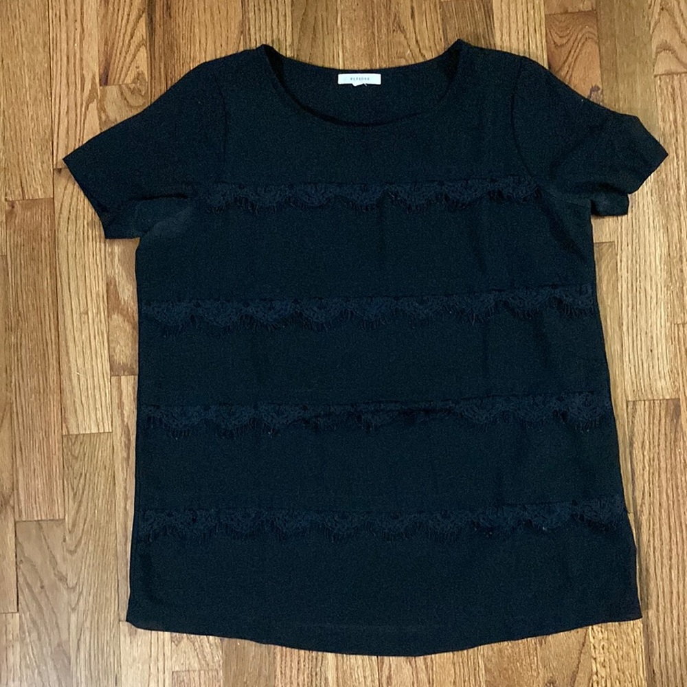 Pleione Black Blouse